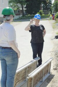 Erin & Christy at habitat build