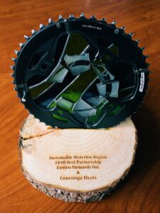Photo of award